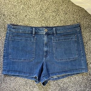 American Eagle Hi-Rise Shortie Shorts